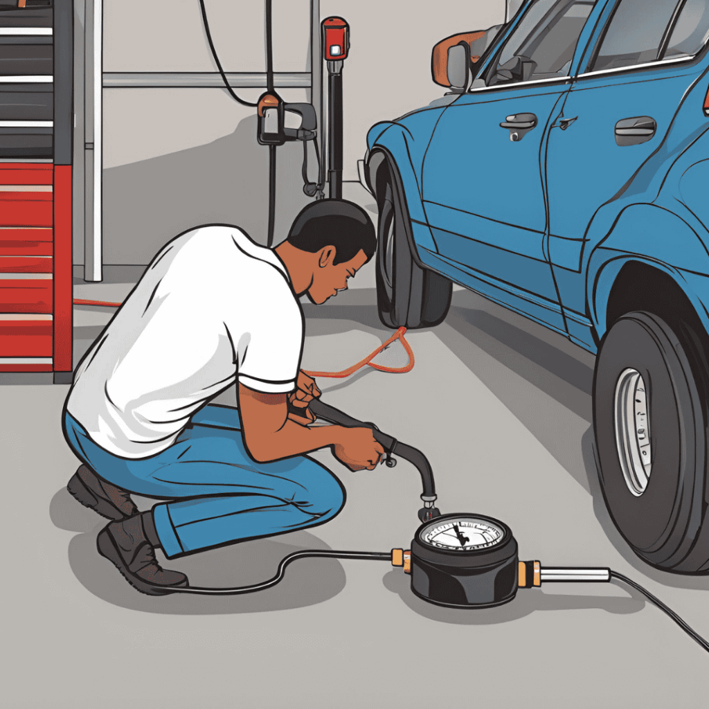 how to check tire pressure audi